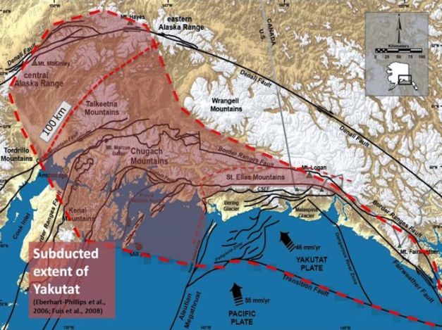 Subducted extent of Yakutat Terrane. Image courtesy Hartman, et all. http://www.searchanddiscovery.com/documents/2012/30250hartman/ndx_hartman.pdf