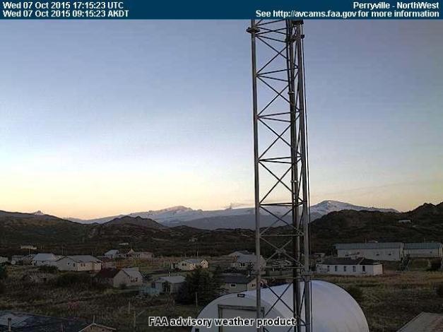 AVO screen shot from Perryville webcam Oct. 7, 2015 - http://www.avo.alaska.edu/images/image.php?id=83771